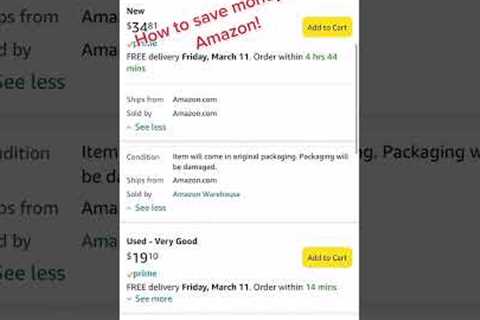 Save Money on Amazon Purchases with These Tips! #shopping