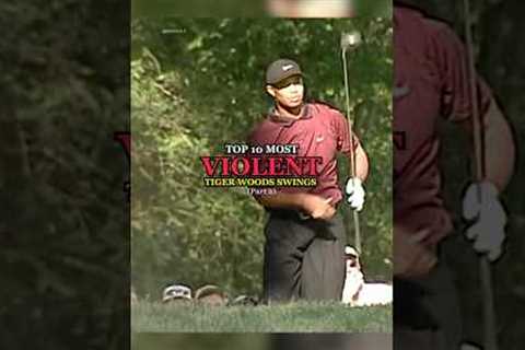 Top 10 Most Violent Tiger Wood Swings | Part 2