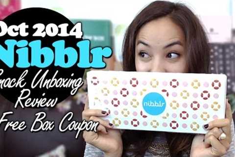 Nibblr Snack Unboxing Review - Oct 2014 + Free Box Coupon