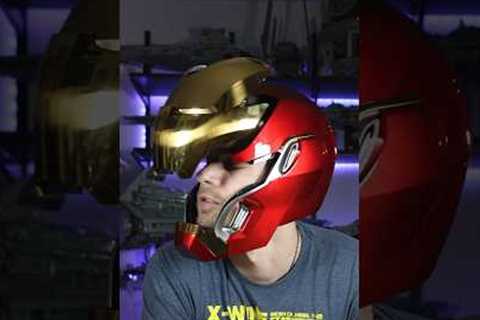 All my iron man helmets #marvel #ironman #tonystark #unboxing #shorts #cosplayers