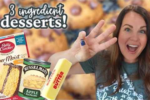 EASY FALL DESSERTS ANYONE CAN MAKE | 3 INGREDIENT EASY DESSERTS