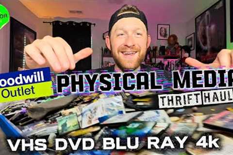 Physical Media Mania! • Goodwill Outlet Bins Shopping • POV Thrifting