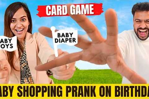 Baby SHOPPING PRANK on his BIRTHDAY 😂 *CRIED*
