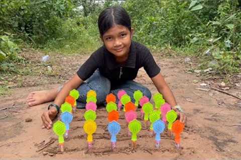 Part 78 Survival Skills SMART Ideas and USEFUL in Forest With Single Mom  Jungle Life