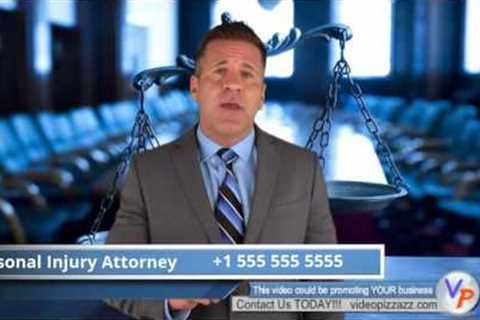 Personal Injury Attorney - Compelling Video Commercial - Personal Injury Lawyer Male Spokesperson