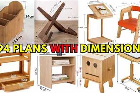 94 Easy woodworking project design ideas for beginners with measurements
