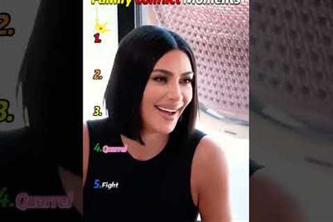 Kardashian family conflict moments.You'll never guess the last one！ #fypシ#funny #celebrity  #usa