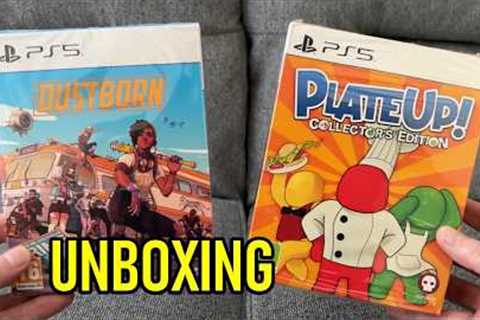 Unboxing 2 Collector Edition PS 5 Games From My Collection! Plate Up &amp; Dustborn