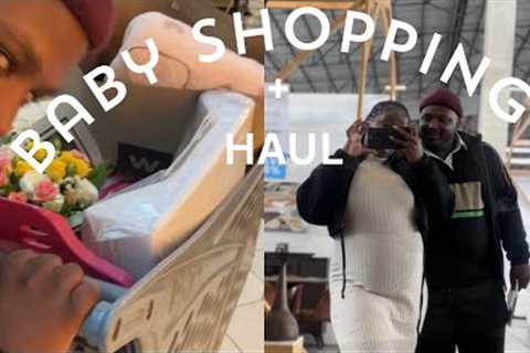 BABY SHOPPING + HAUL || FIRST TIME MOM &amp; DAD