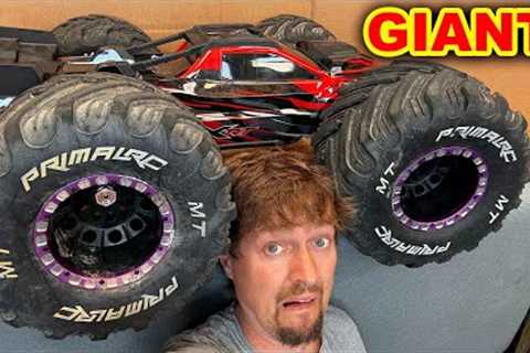 World's BIGGEST rc car wheels