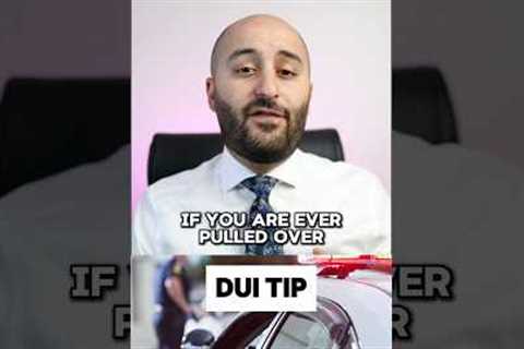 This is what you have to do if you get pulled over for a DUI #DUI #law #lawyer #facts #tips