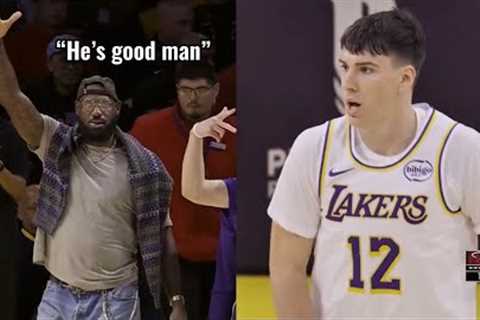 LeBron James Was STUNNED After Jake LaRavia Did This 😤