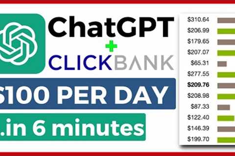 How To Make Money With ChatGPT &amp; Clickbank (Open AI Chat GPT Tutorial) #chatgpt #chatgpttutorial