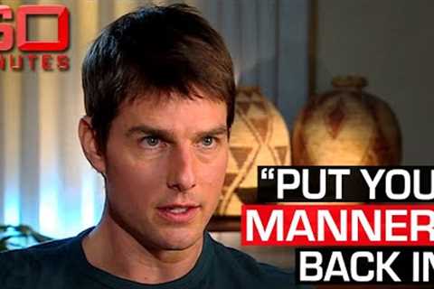 Tom Cruise loses patience with Aussie reporter | 60 Minutes Australia