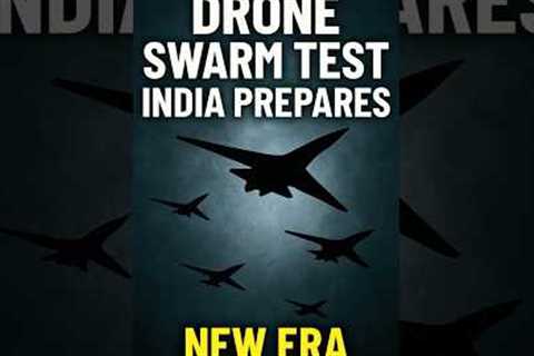 India’s New Drone Swarm Test Could Change Battlefield Rules! #shorts #defencenews