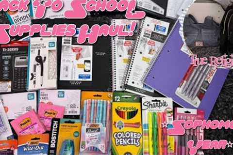 BACK to SCHOOL SUPPLIES HAUL📚✏️📓|Sophomore Year!