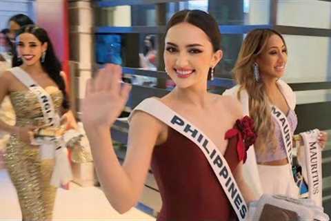 OFFICIALLY SASHED! Miss Universe Delegates Get Their Official Sashes 