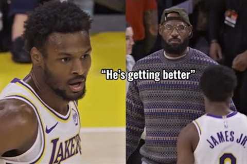 Bronny James Is Looking BETTER And LeBron Liked It 🔥