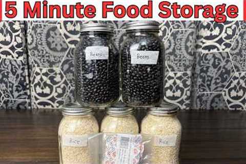 The Easiest Way To Store Food Long Term (No Mylar Needed!)