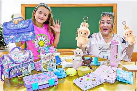 Ruby and Bonnie Back to School Supplies Haul VLOG