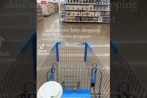 “Last-minute baby shopping spree! 👶🍼 Because nesting never really ends 😅 #MomLife #babyhaul