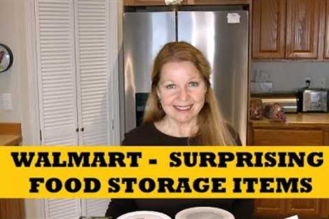 Walmart Surprising Food Storage Items For Long Term Food Stockpile - Prepper Pantry