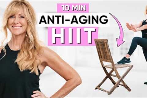 10 Minute HIIT Workout You Can Do With a Chair! 🔥