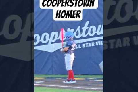 Cooperstown All Star Village Home Run - Ben Hinch 10yrs old #baseball #Cooperstown #worldseries