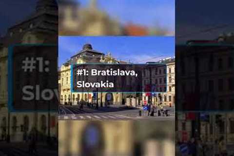 7 most CHEAP european cities to visit in 2022 #shorts