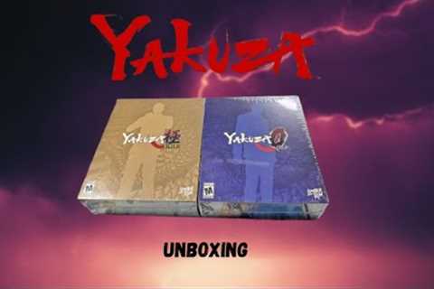 Limited run games Yakuza 0 and Kiwami Collectors editions unboxing