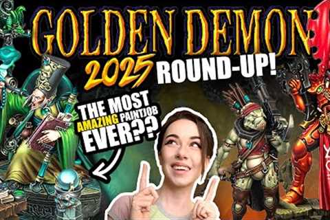 The BEST of the BEST Warhammer Miniatures at Golden Demon SPIEL 2025!