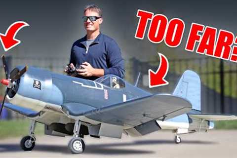 I HAD to See What This RC F4U Corsair Could Really Become