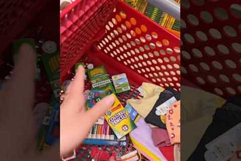 Back to school shopping in July ✏️🚌🎯 #targethaul #backtoschool #backtoschoolshopping