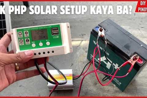 Ultra Budget Solar Panel Setup for Small Appliances