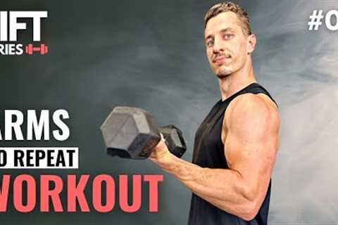 30 Min NO REPEAT DUMBBELL ARM WORKOUT | Follow Along