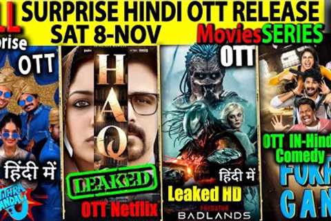 SURPRISE Today Hindi OTT Release 8-Nov l Haq, Predator, MithraMandali, ,King SRK, KoreanHindiMovies