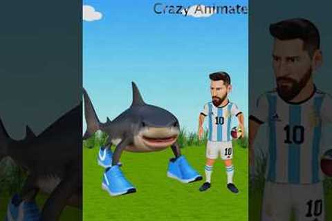 Tralalero tralala vs Messi vs ishowspeed balloon challenge funny moments #scaryteacher