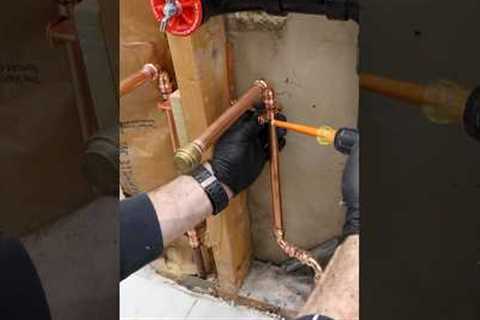 Copper Pipe Hanger Tips - #shorts #plumbing #homerepairtutor