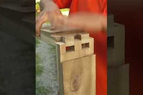 Amazing Hidden Fish Tails Locking Wood Joints Japanese Carpenter_s Technique Buildings Without Nails