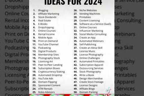 50 Passive Income Ideas For 2024