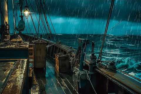 The Sounds of Rainstorms, Lightning, and Ocean Waves for Reduce Stress | Relax &amp; Sleep in 3..