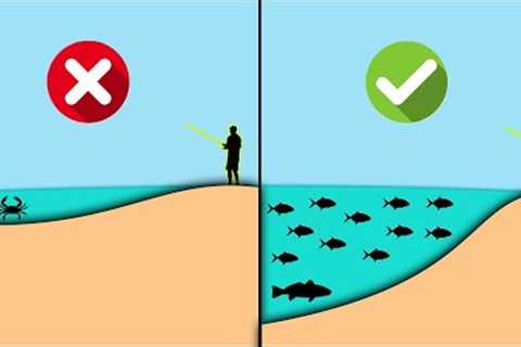 Fish HERE and catch ALL OF THE FISH!! **Surf Fishing Secret**