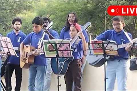 TTFAC guitarist in the Open ground with natural sound of guitar