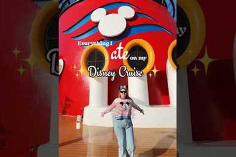 Here’s everything I ate on my Disney cruise aboard the Disney Fantasy! ✨ #DisneyCruise #DCL
