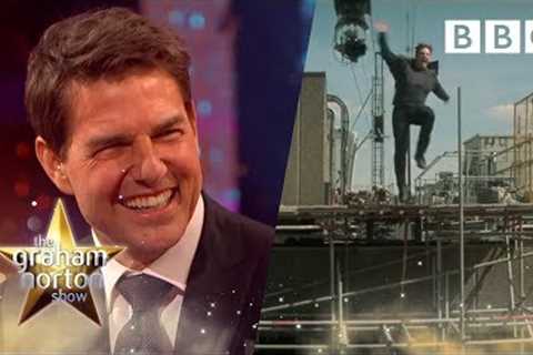 Footage of how Tom Cruise broke his ankle on set | The Graham Norton Show - BBC