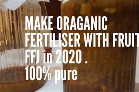 #How to make# Fermented Fruit juice # FFJ# 100 % pure organic fertiliser at home in 2020 .Easy/quick