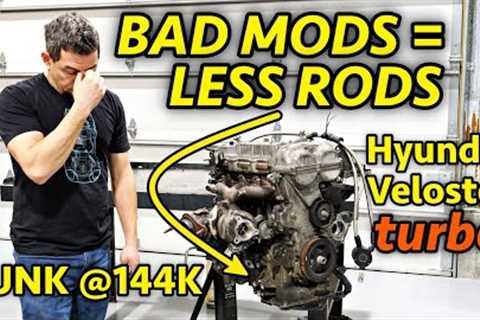 PUSHED THE LIMIT! Hyundai Veloster 1.6L Turbo Gamma DESTROYED By Modifying A Neglected Engine
