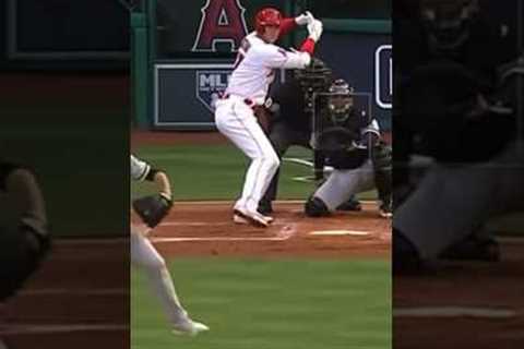 Listen to the sound Shohei Ohtani’s bat makes after crushing a home run! #mlbhighlights