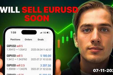 I AM SELLING EURUSD IF THIS HAPPENS - Forex Market Outlook Ep. 68