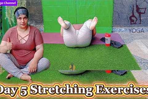 Day - 5 Yoga Challenge Exercises | Full Body Stretch for Flexibility &amp; Relaxation 